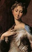 Girolamo Parmigianino Madonna with Long Neck oil on canvas